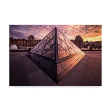 Giuseppe Torre 'Louvre 2' Canvas Art,22x32